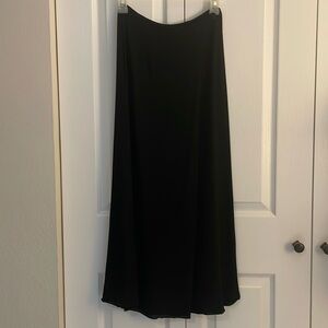 TAMOTSU New York SZ 4 Black Wrap Maxi Skirt
